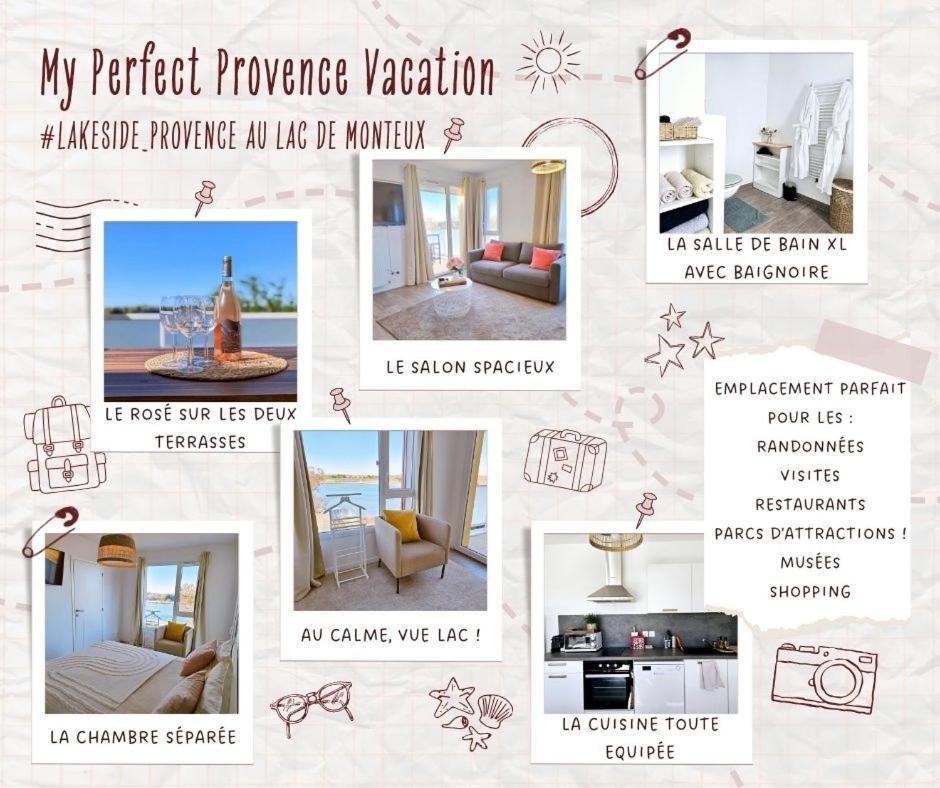 Lakeside Provence - Appartement 4 Etoiles Face Au Lac De مونتيو المظهر الخارجي الصورة